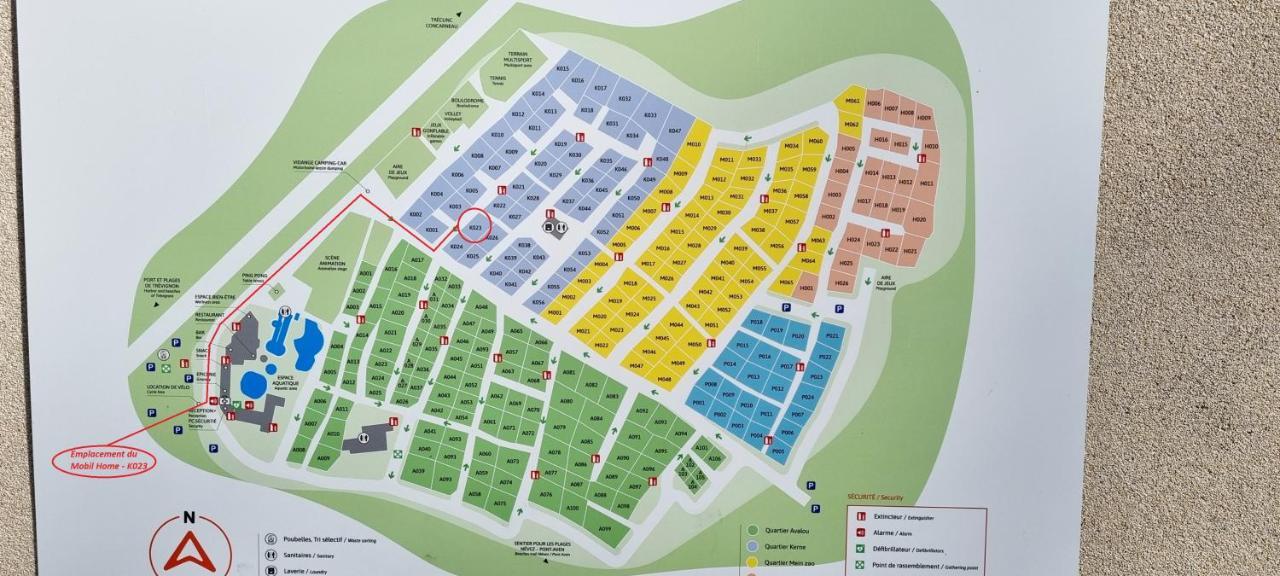 Mobil-Home 6 Personnes - Bretagne - Piscine - Plage Tregunc Ngoại thất bức ảnh
